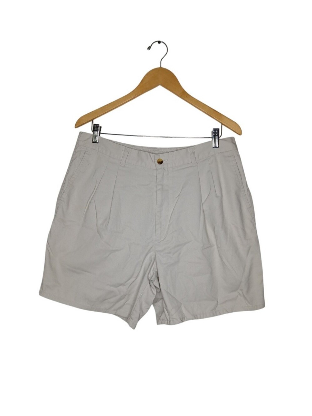 Puritan Men's Flat Front Shorts in Light Beige